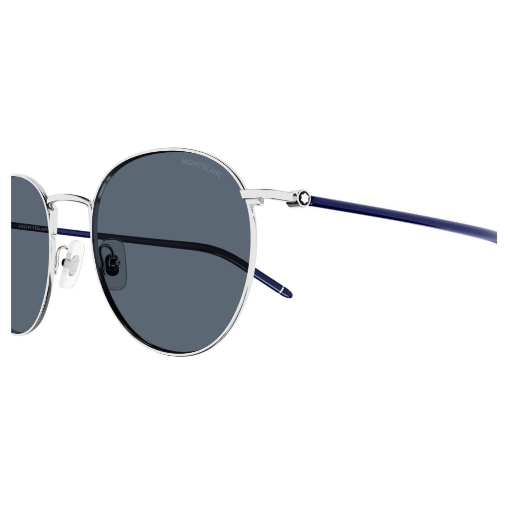 Montblanc MB0343SA Sunglass Man Metal Okulary, Męskie, Wielobarwny, Jeden Rozmiar