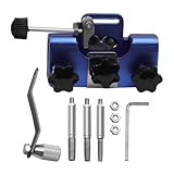 ALCXAZS Bleiben Sie scharf und effizient. Tragbares Kettensägenschärfer Set aus Aluminiumlegierung. Kettensägenschärfer Set aus Aluminiumlegierung. Einfach, Blau