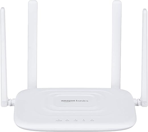 AmazonBasics AC1200 Dual-Band Wireless SOHO Router, Wi-Fi Speed Up to 867 Mbps/5 GHz and 300 Mbps/2.4 GHz, MediaTek Chipset, Guest Network…