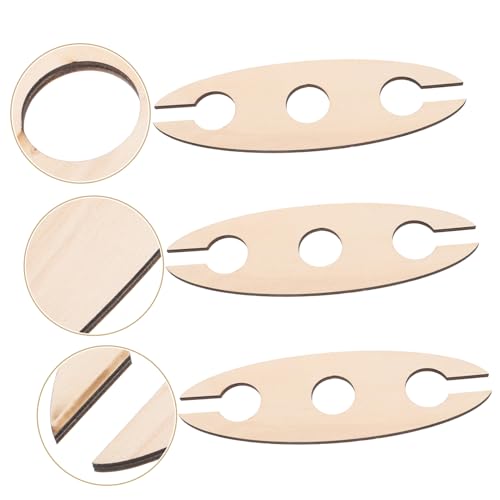 Soporte para Botellas de Vino de Madera Luxshiny 3 Piezas miniatura 7