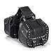 Diamond Plate 2pc Heavy-duty Waterproof Pvc Studded Motorcycle Saddlebag Set