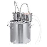 Destilliergerät für stilles Wasser, Alkohol, Edelstahl-Spirituosen, für selbstgebrühte...