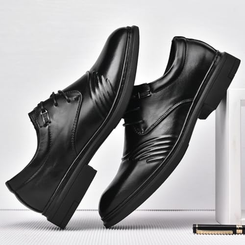 Men's Leather Dress Shoes, Formal Business Footwear - Ideal for Business Meetings, Office Days & Formal Events2