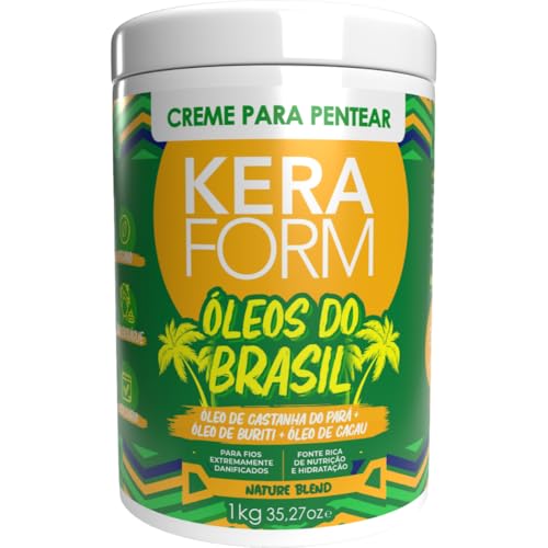 keraform - Crema Pentear Oleos do Brasil 2.2 lbs-Crema per lo styling per capelli maltrattati