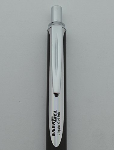 Pentel EnerGel Alloy RT bolígrafos gel negro 0.7mm lote 8 miniatura 2