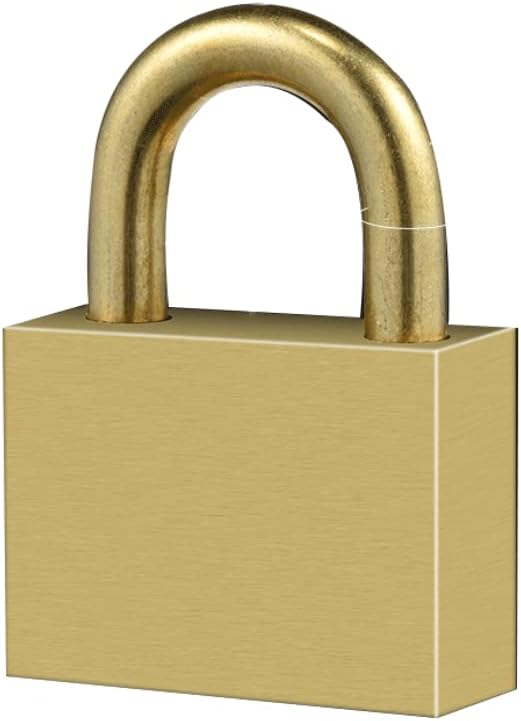 Bulk Locks Pure Copper Padlock Thickened Waterproof Keys Lock with 3 Keys Keys Suit for Door Warehouse and Container Outdoor Padlock