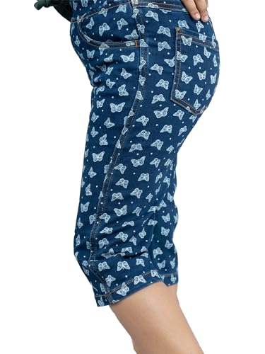 Image of KiddoPanti Girls Denim Capri Jeggings
