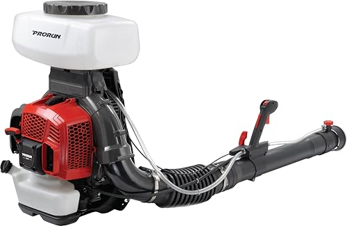 Prorun PMB2884 Backpack Mist Blower, 75.6cc 4.2HP Engine, 4-Gallon Tank, 3-in-1 Sprayer & Duster &
