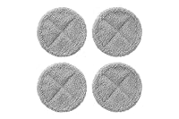 Samsung Mikrofaser-Pads für Spinning Sweeper Wischaufsätze VCA-WB650/GL und VCA-WB650A/GL, Wiederverwendbar, Grau, 4 Stück, VCA-SPW90/VT