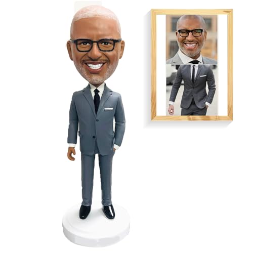 Crie o seu próprio Bobblehead, presentes divertidos para gerentes de escritório, figura de ação personalizada de si mesmo, presentes personalizados para chefe