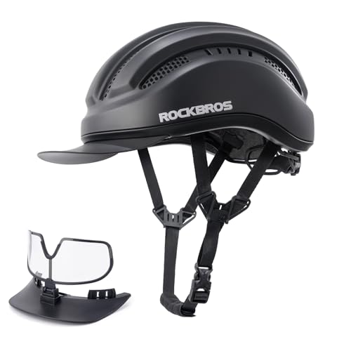 ROCKBROS ���]�� �w�����b�g �V�e�B�w�����b�g ��l ���f�B�[�X CE�F��(EN1078) ������ �ʋC�� �S�[�O�� �T���V�F�[�h�t�� 54-60cm �T�C�Y�����\ �X�q�^ �T�C�N�����O �X��� �ʋ� �ʊw ������� �����Y ���� �j�� ���w�� 