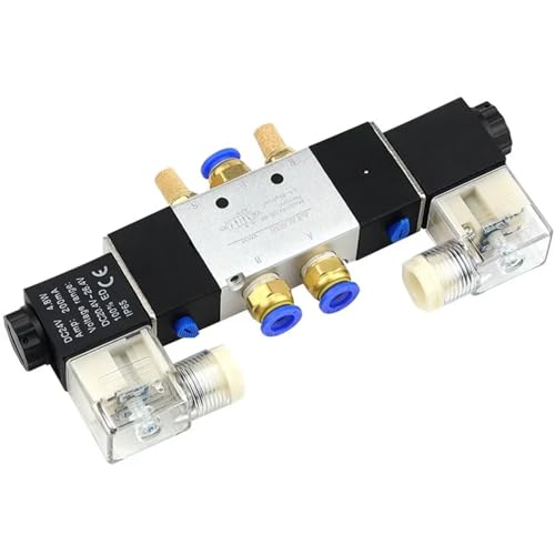 Électrovanne pneumatique 24V pour commande de vérin double effet 4V220-08 - 4