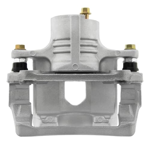 Image of Detroit Axle - 2pc Rear Brake Calipers for 2008-2014 Cadillac CTS [Brake Code JE5] Disc Brake Calipers w /Brackets 2009 2010 2011 2012 2013 Replacement Assembly