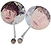Produktbild GOTH Perhk Kpop BTS Bangtan Boys Speak Yourself Tragbare Mini Hand Fan Doppelseitig Gemusterte PVC Fan Sommer 1 STÜCKE(SUGA)