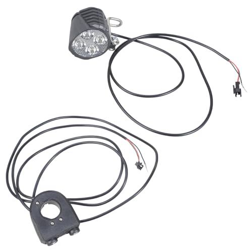 E-Bike �d�����]�ԗp LED ���C�g �z�[���t�� 36-48V (�R�l�N�^) �d�����]�� �y��