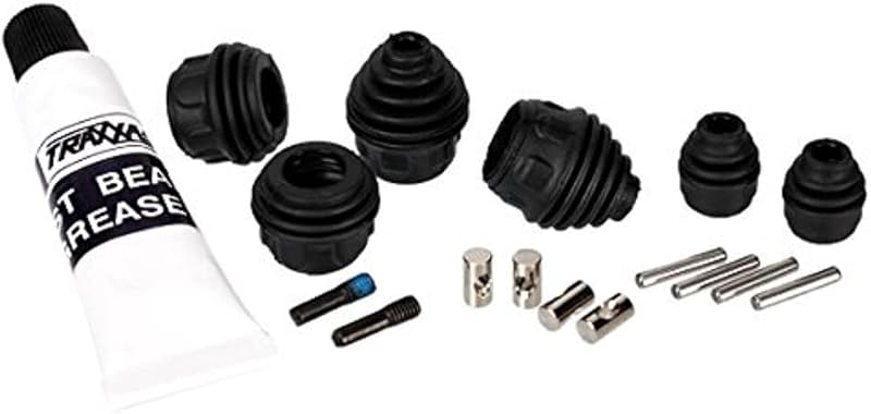 Traxxas Rebuild Kit Steel-Splined Constant-Velocity Driveshafts with Pins, Dustboots, Lube & Hardware