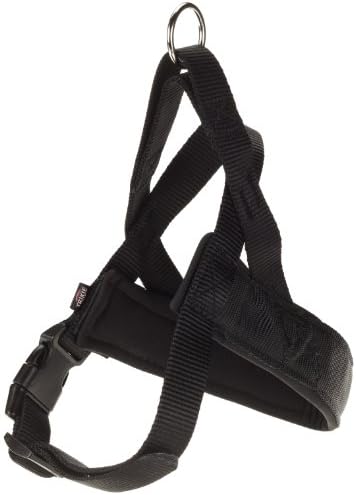 Trixie 20331 Premium H uprząż S-M: 40-65 cm/15 mm, czarna