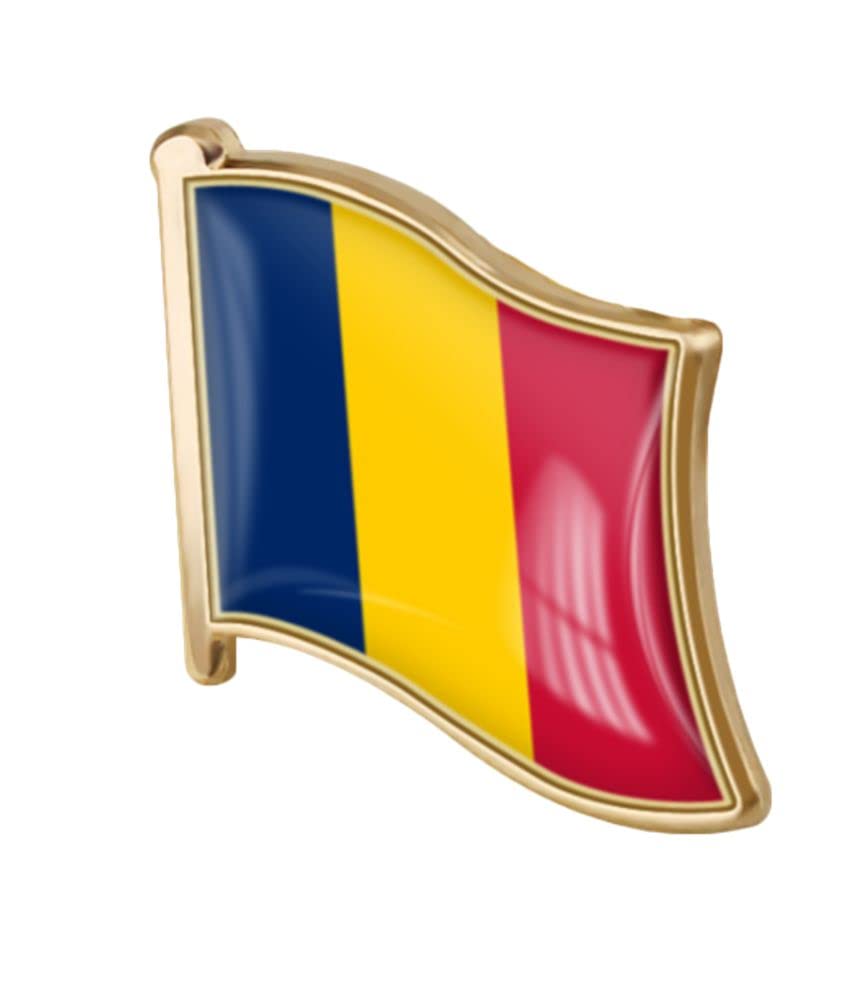 vmcoatdu Country Flag Pin Badge International Travel Brooch Metal Alloy Souvenir Pin for Hat Clothes Backpack