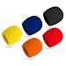 Performance Plus Deluxe 5 Color Assorted Foam Ball Style Microphone Windscreens (WS-5A)