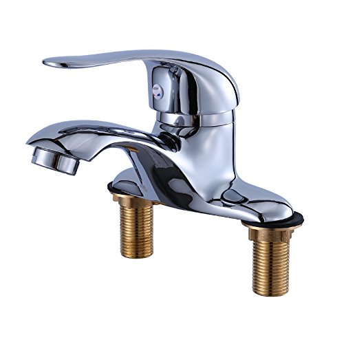 Robinet de bassin double bassin en alliage de zinc pour simplifier la routine du matin