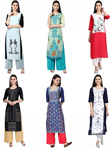 Image of Women's Crepe Straight Kurta