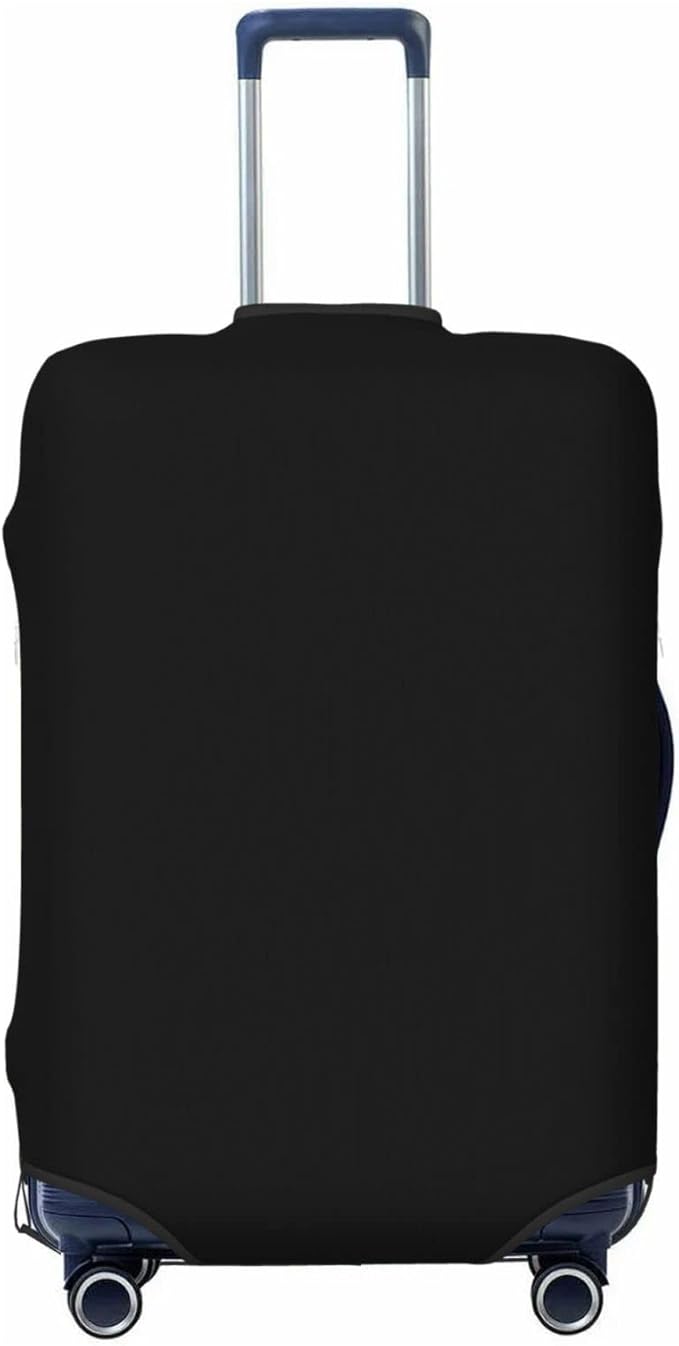 review Custom Double-Sided Printed Luggage Cover Elastic Travel Suitcase Protector Covers Customized Design Your Personalized Photo Logo Name Text Washable Baggage Gear, L Fits 25-28 Inch Luggage