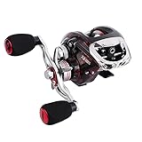 OZHANSPORT Fishing Reel Casting Reel - 18+1BB Baitcasting Reel, Catfish Stainsteel Reel Fishing Equipment, Fiber Drag Reel