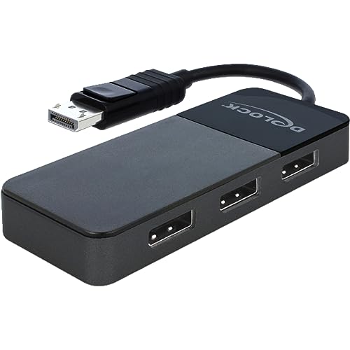 Répartiteur vidéo DisplayPort DeLOCK 87737 pour étendre un bureau windows