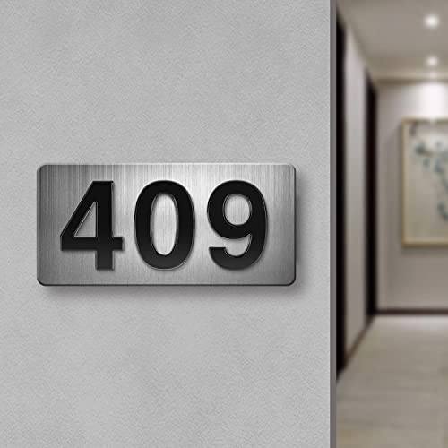 Becizy 4 Inch Modern House Number, Self-Adhesive Numbers Mailbox Numbers, Street Home Address Number Door For Apartments Office, Easy To Install Without Tools (Number 0) (Y-2) #TOP4