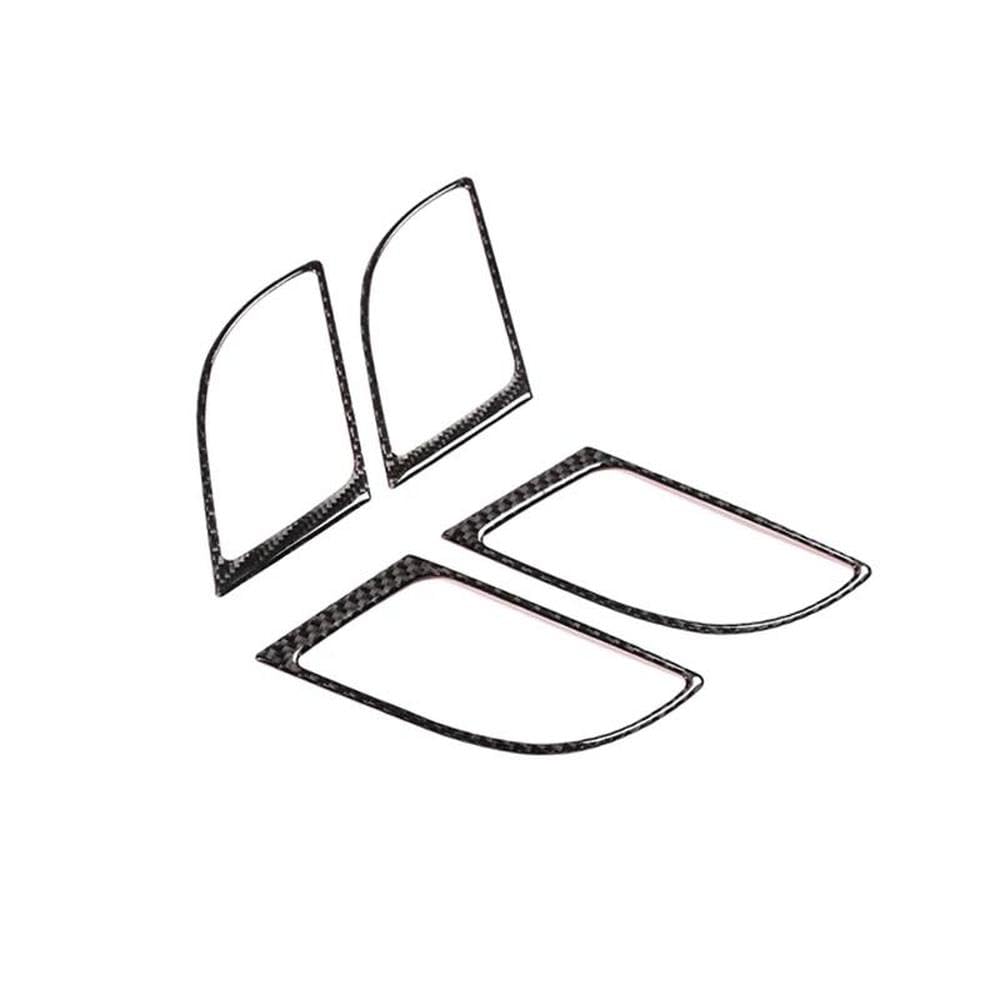 Interior Wrap Film for CRV 2007-2011 Car Interior Door Panel Door Handle Bowl Frame Carbon Fiber Cover Sticker(Pull Handle Frame)