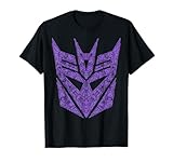 Transformers Decepticons Purple Icon Filled Logo T-Shirt