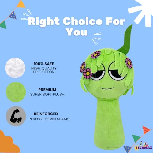 Image of Green Sprunki Plush Toys