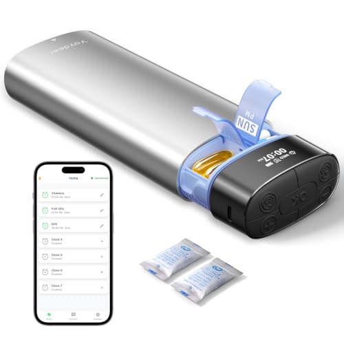 Vaydeer Smart Pill Organizer with Alarm