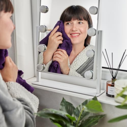 ATEN Homeware Egyptian Cotton Bath Towel Set - 4 Piece Set with 2 Large Bath Towels & 2 Hand Towels, Ultra Soft, Highly Absorbent, OEKO-TEX Certified, Made in Egypt (Steel Grey) - Cosy Home Interiors ATEN Homeware Egyptian Cotton Bath Towel Set - 4 Piece Set with 2 Large Bath Towels & 2 Hand Towels, Ultra Soft, Highly Absorbent, OEKO-TEX Certified, Made in Egypt (Steel Grey) - Image 5