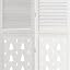 Washed White - Louver & Pine Tree