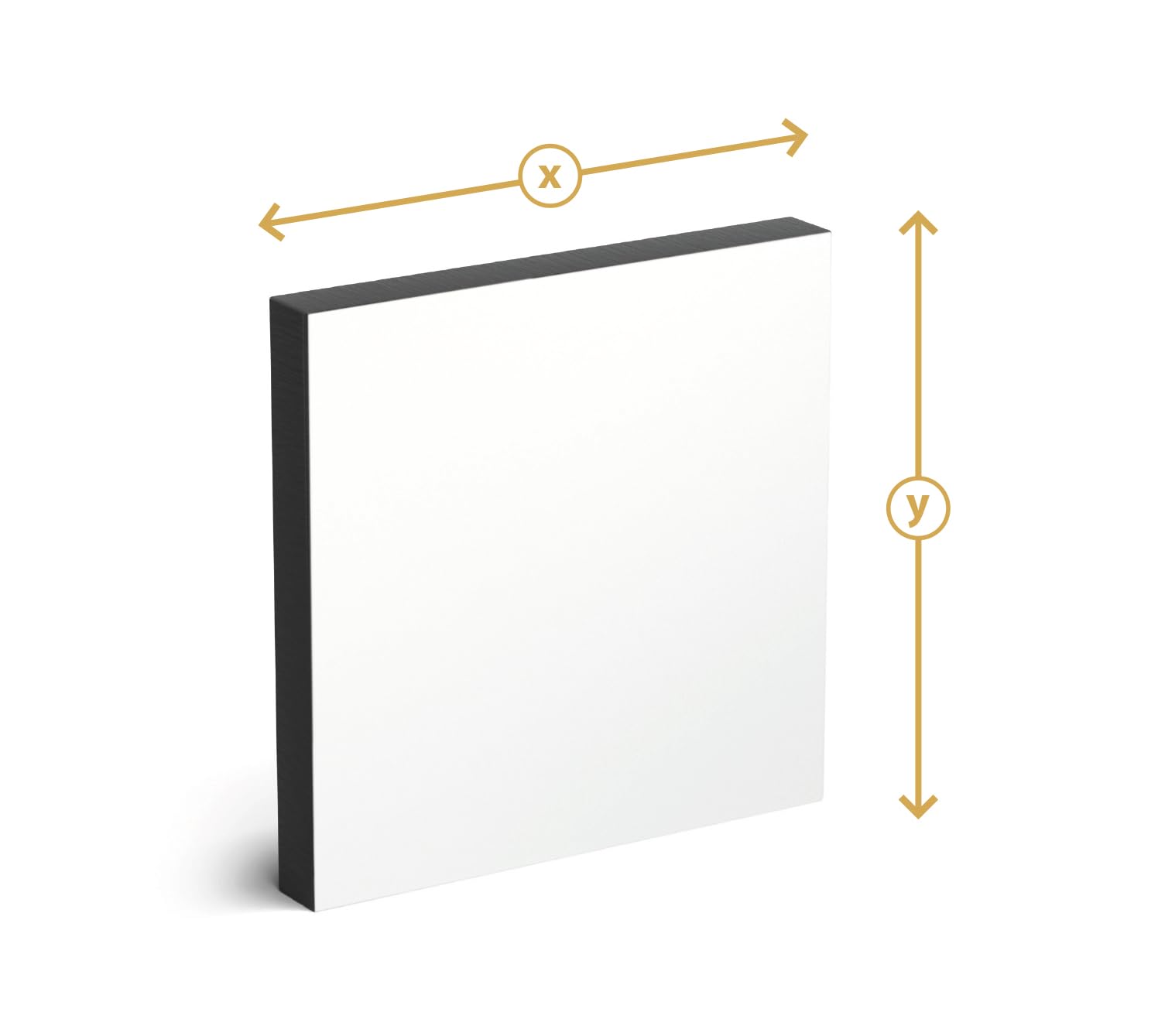 Platten HPL 40x70 cm - 10 mm dick (Weiß), langlebig,Solide, feuchtigkeitsbeständig, Vollkernplatten, Badezimmerarbeitsplatte, Arbeitsplatte