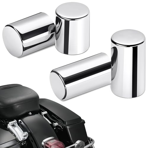 Amazicha Chrome Docking Hardware Covers Kit 4 PCS Compatible for Harley Davidson Touring Street Glide, Electra Glide, Road Glide, Road King 2009-Later