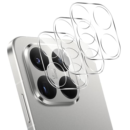 Locofun Camera Protection for Xiaomi 15T/15T Pro for Tempered Glass, [Pack of 3] 9H Hardness Tempered Cameras Protection Film, Anti-Scratch Camera Film, HD Clear Lens Protective Glass, Transparent