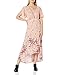 Produktbild Angie Damen Split Sleeve Deep V Maxi Wrap mit Häkeln am Hals - Pink - Mittel