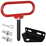 Towing Hitch Kit - Magnetic Hitch Pin and Zero Turn Mower Trailer Hitch, Universal Heavy Duty Lawn M