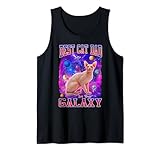 Best Cat Dad In The Galaxy Shynx Kitten Cats Lovers For Dad Débardeur