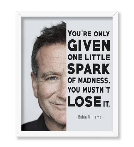 Amazon.com: Monem Art One Little Spark Of Madness Poster - Robin ...
