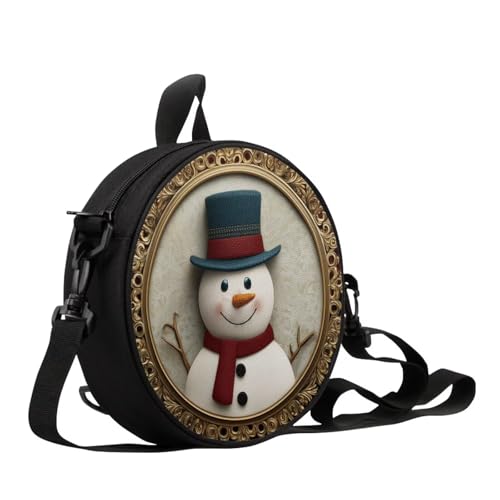 Image of Women Novelty Round Clock Shape Zippered Clock Purses for Women Tote Handbag Shoulder Bag, Gift for Mom Girlfriend