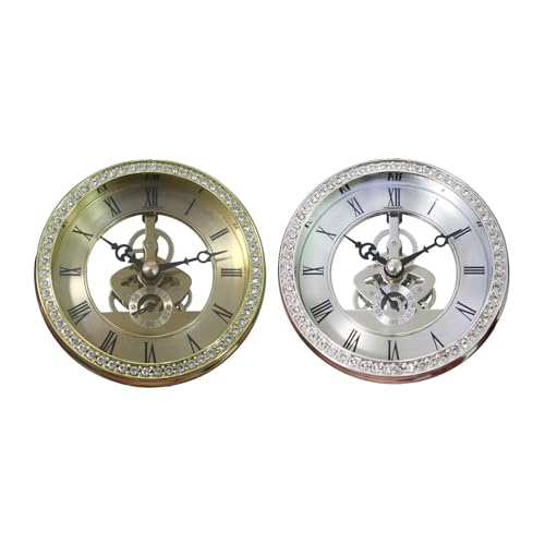 Reloj de escritorio de 100 mm de diámetro con cara transparente de mesa 7