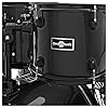 Black Acoustic Drum Kit Full Size Complete Starter Drum Set with Stool and Sticks BDK1 by Gear4music #5