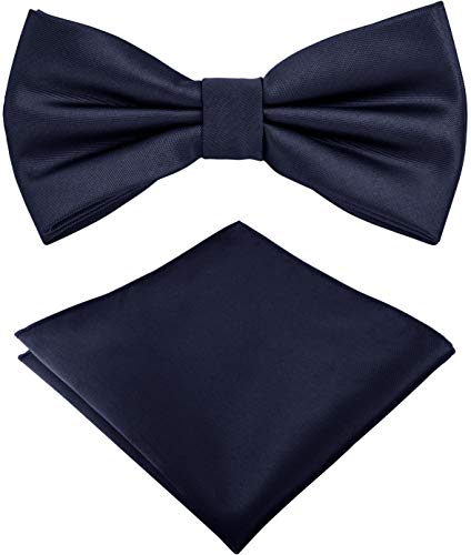 Helido Fliege für Herren mit Einstecktuch, 12 verschiedenfarbige...