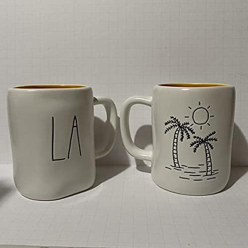 Rae Dunn LA - LOS ANGELES Coffee Mug Double sided - Ceramic