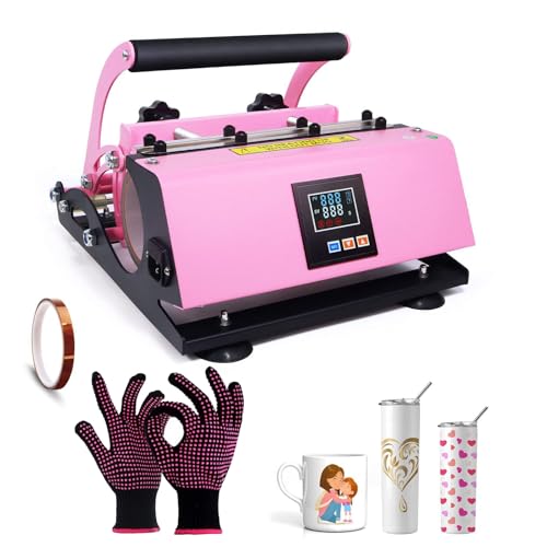 Máquina Termofijadora para Vaso 30 OZ Color Rosa miniatura 1