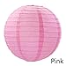 Produktbild TKG 4/6/8/10/12/14/16 Inch Dekorpapier Pom Poms hängende Papierlaterne Honeycomb Balls Hochzeit Geburtstag Dekor Zeigen Supplies,Laterne rosa,12inch 30cm