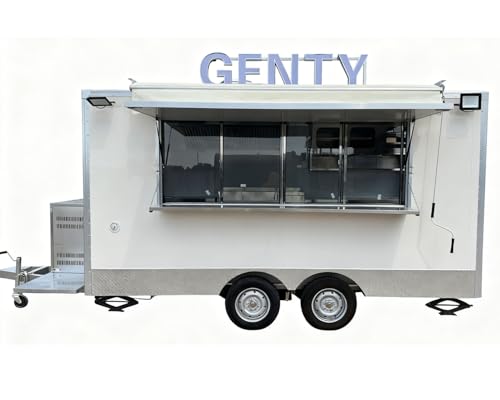 Multifunction Stainless Steel Food Trailer - Fully Equipped Mobile Snack